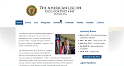 Desktop Screenshot of clovislegion.org