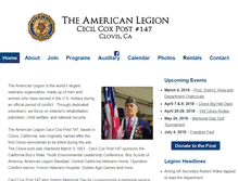 Tablet Screenshot of clovislegion.org